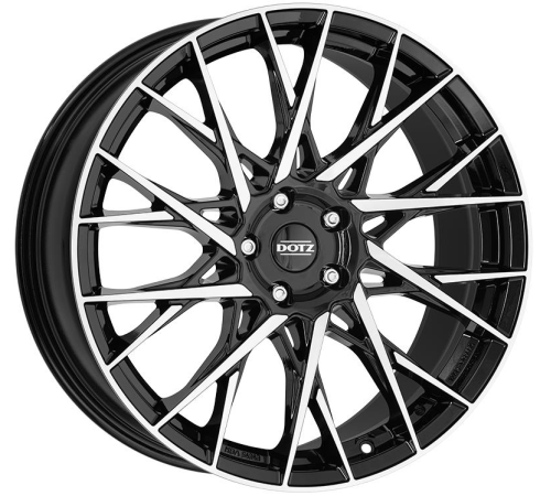 19'' 5x108 Dotz Fuji dark Black/polished ET40 8J