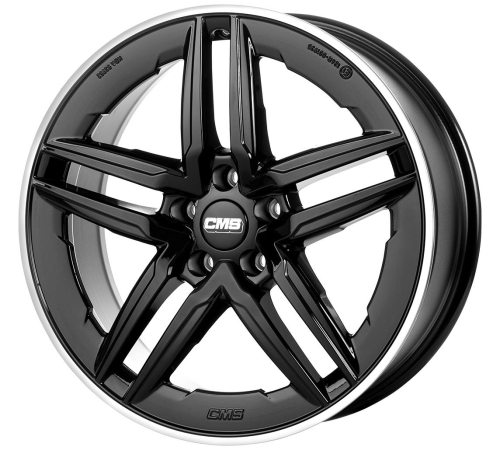 19'' 5x114.3 CMS C29-AERO Diamond Rim Black Gloss ET35 8.5J