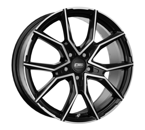 18'' 5x108 CMS C33 Diamond Black Gloss ET48 8J