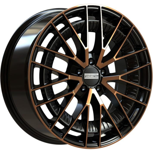18'' 5x112 Fondmetal Kari Black Clearcoat Matt Bronze Machined ET45 8J