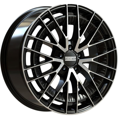 20'' 5x112 Fondmetal Kari Glossy Black Machined ET43 9.5J