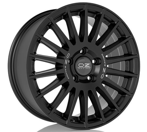 18'' 5x120 OZ Racing Rally Desert Matt Black Silver Lettering ET35 8J