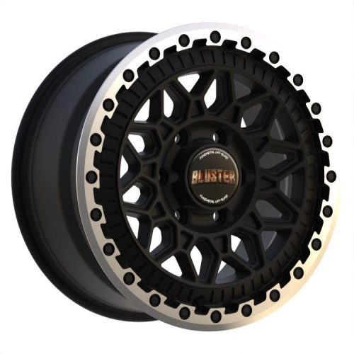 18'' 5x120 Fondmetal Bluster Matt Black Machined Lip ET50 8J