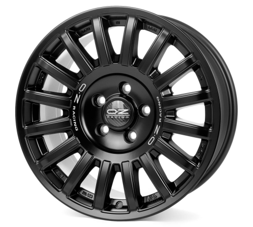 17'' 5x120 OZ Racing Rally Raid Matt Black Silver Lettering ET37 8J