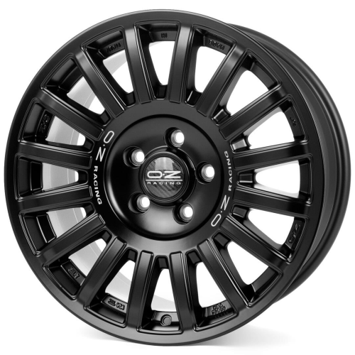 17'' 6x120 OZ Racing Rally Raid Matt Black Silver Lettering ET35 8J