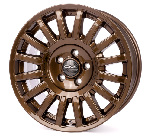 17'' 6x120 OZ Racing Rally Raid Gloss Bronze Black Lettering ET35 8J