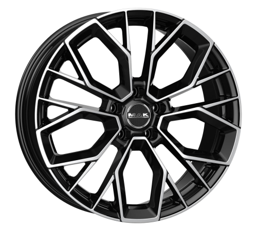 21'' 5x112 MAK Stilo Black Mirror ET25 9J