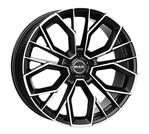 22'' 5x130 MAK Stilo-D Black Mirror ET47 11.5J