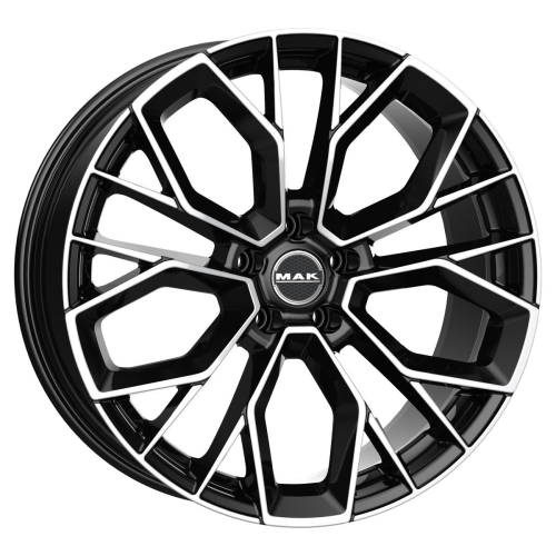 22'' 5x130 MAK Stilo-D Black Mirror ET47 11.5J