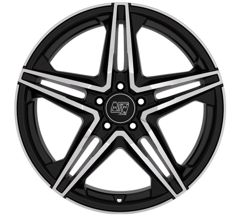 18'' 5x112 MSW 31 Gloss Black Full Polished ET35 8J