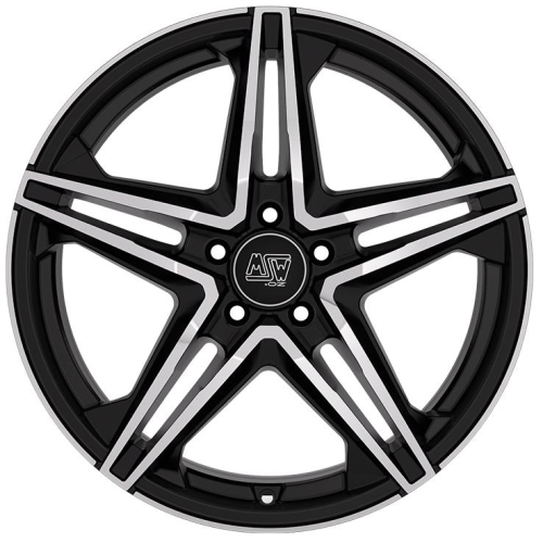 18'' 5x112 MSW 31 Gloss Black Full Polished ET35 8J