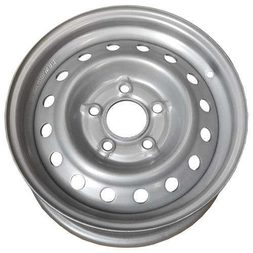 14'' 4x100 SRW Steel Trailer Silver  ET30 5.5J