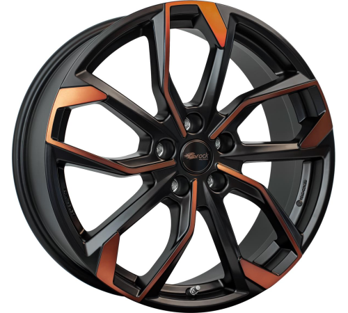 18'' 5x112 RC Design RC34 Black Orange Matt (BOM) ET45 8J