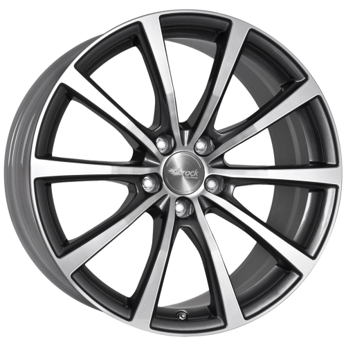 21'' 5x120 Brock B32 Himalaya Grey Voll-Poliert (HGVP) ET30 9J