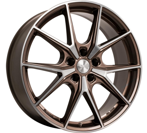19'' 5x114.3 Brock B40 Bronze Copper Voll-Poliert (BCVP) ET35 8J