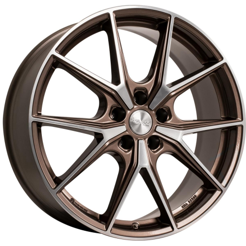 19'' 5x114.3 Brock B40 Bronze Copper Voll-Poliert (BCVP) ET35 8J