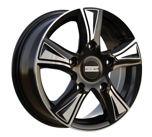 16'' 5x108 Fondmetal PRO1 Glossy Black Machined ET42 6.5J