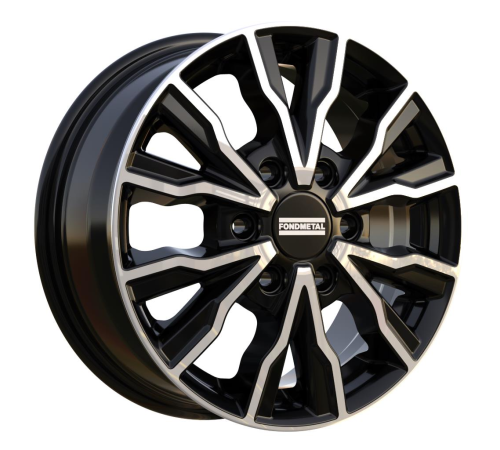 16'' 6x120 Fondmetal PRO2 Glossy Black Machined ET50 6.5J