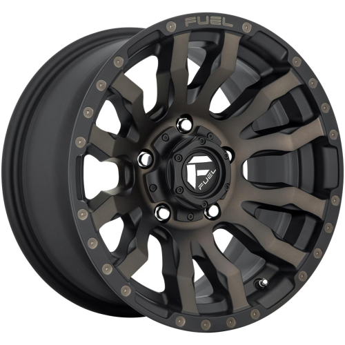 20'' 6x139.7 Fuel D674 Blitz Matte Black Double Dark Tint ET1 9J