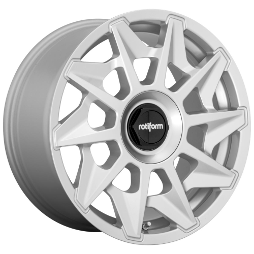 20'' 5x112 Rotiform R124 Cvt Gloss Silver ET45 8.5J