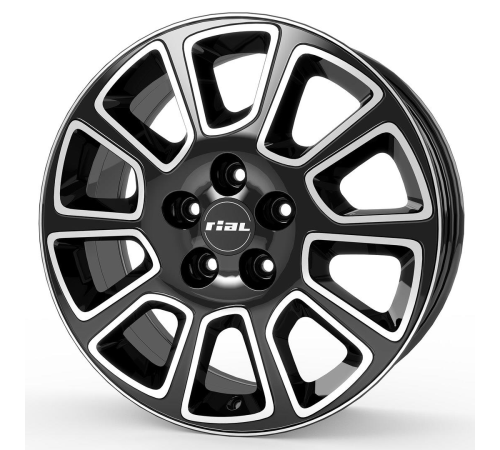 16'' 5x120 Rial Transporter 2 diamond-black frontpolished ET52 6.5J