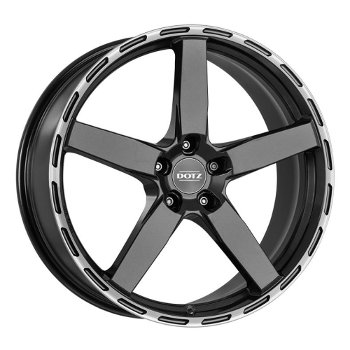 19'' 5x108 Dotz MarinaBay dark Gunmetal/polished lip ET45 8.5J