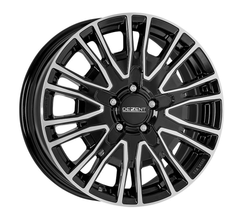 16'' 5x114.3 Dezent KE dark Black/polished ET48 6.5J