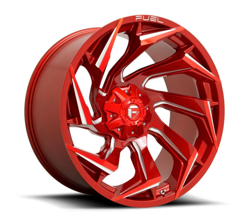 20'' 6x139.7 Fuel D754 Reaction Candy Red Milled ET1 9J