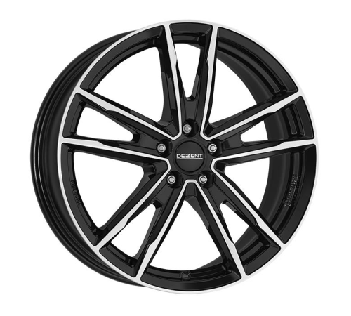 16'' 5x100 Dezent KF dark Black/polished ET35 6J
