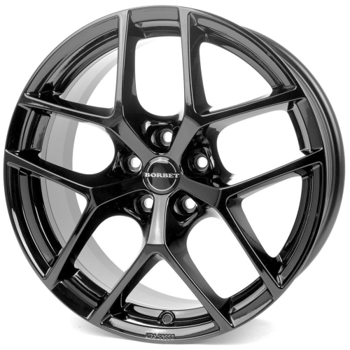 16'' 5x114.3 Borbet Y black glossy ET32 6.5J