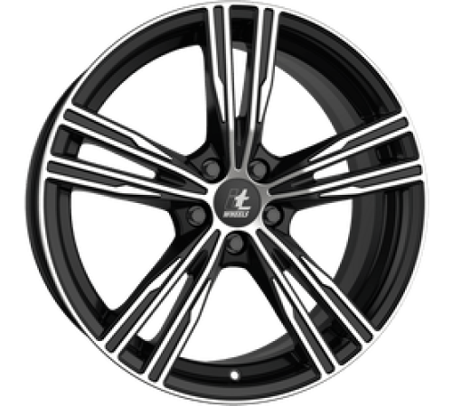 20" 5x112 IT WHEELS AMOS GLOSS BLACK POLISHED ET47 8.5J