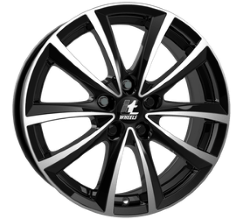 16" 5x112 IT WHEELS ELENA GLOSS BLACK POLISHED ET46 6.5J