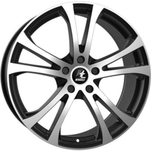 20" 5x112 IT WHEELS MICHELLE MATT BLACK POLISHED ET45 8.5J