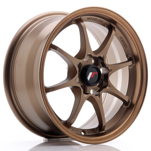 JR WHEELS JR5 15X7 ET35 4X100 DARK ANODIZED BRONZE