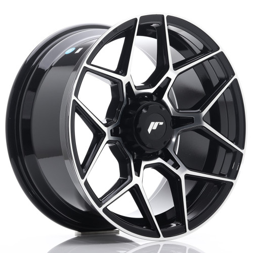 JR WHEELS JRX9 18X9 ET18 6X114.3 GLOSS BLACK MACHINED FACE